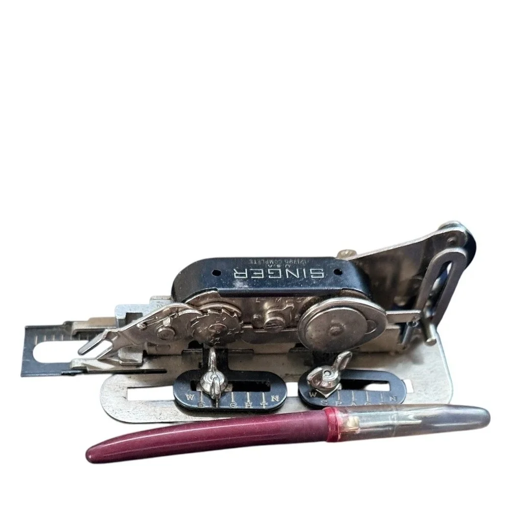 Vintage Singer Buttonhole Attachment No‎ 121795 for Lock Stitch Sewing Machines